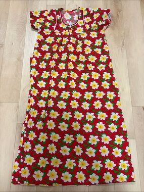 Vimal Fashions 100% Cotton Floral Nightgown, O/S, see measurements